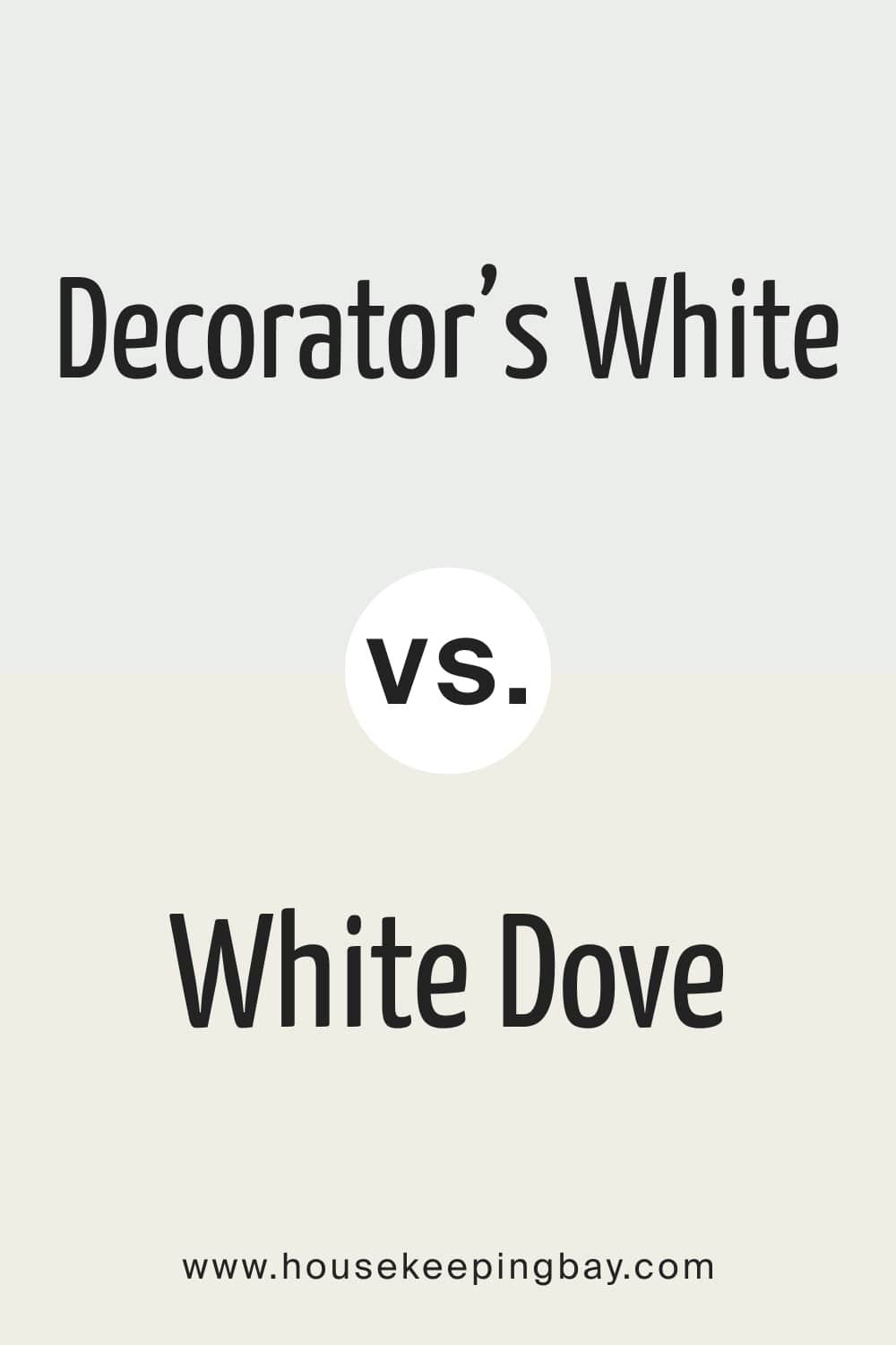BM Decorator’s White vs. White Dove