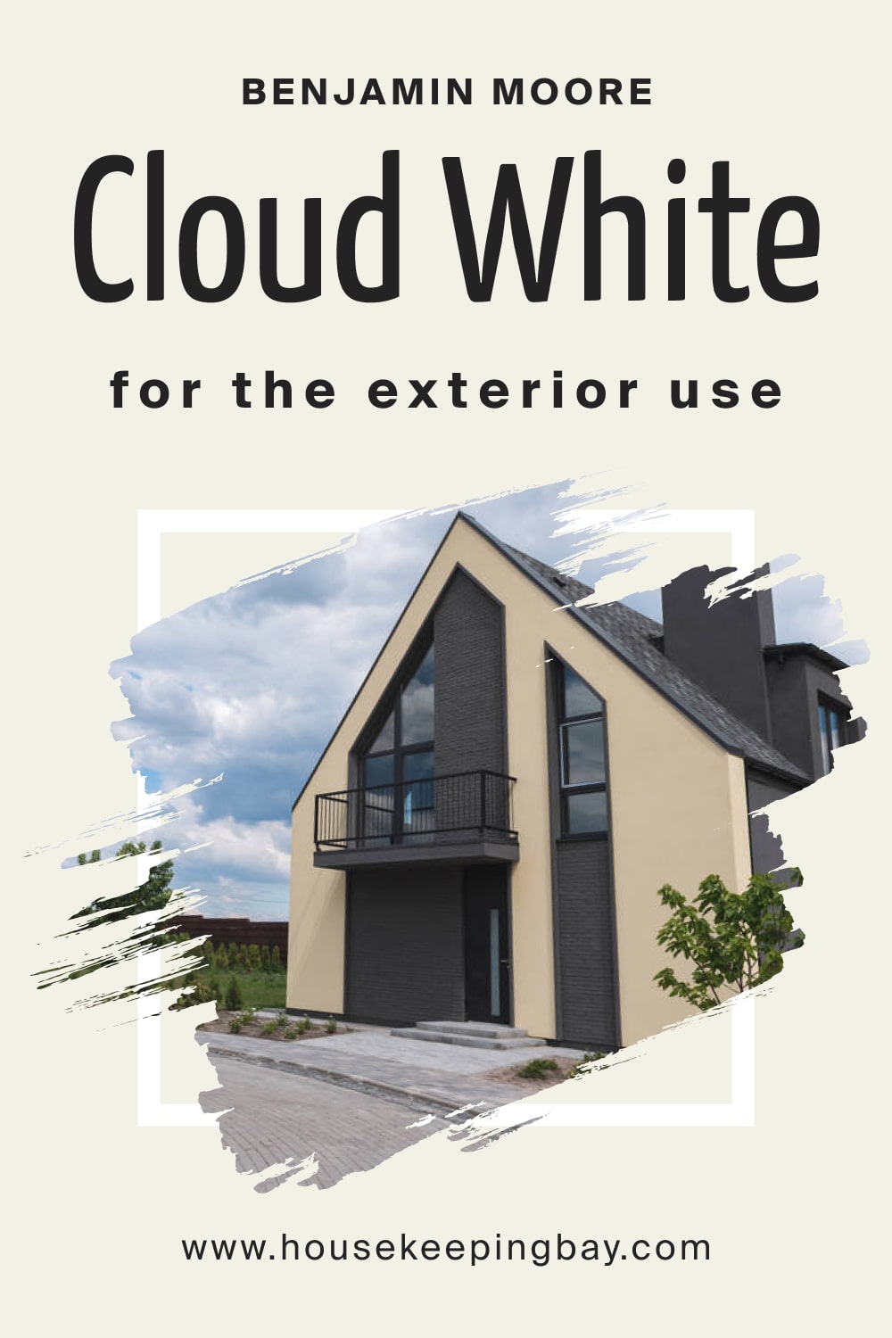 Benjamin Moore. Cloud White OC 130 for the Exterior Use