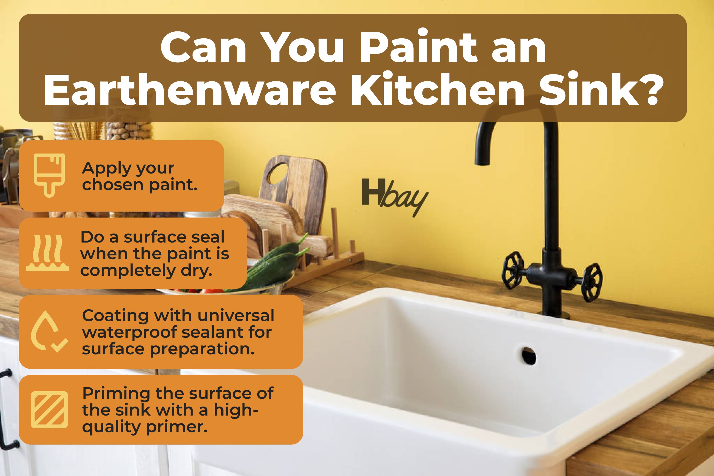 How to Paint a Kitchen Sink? Aluminum, Porcelain, Earthenware