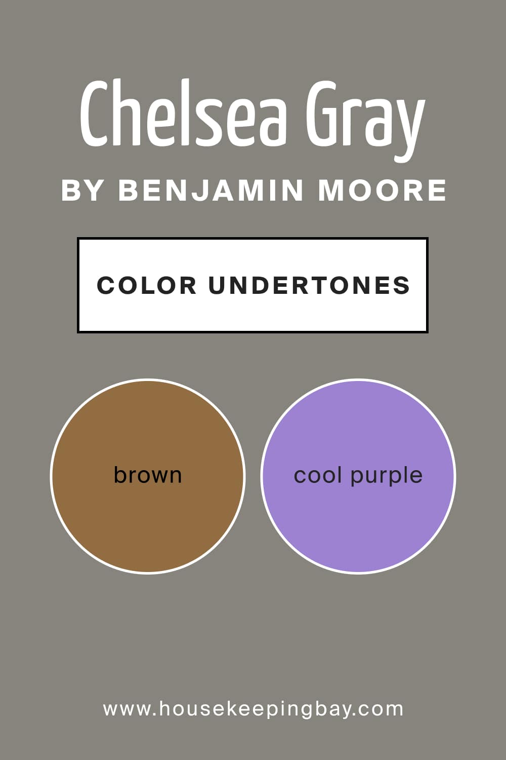 Chelsea Gray HC 168 by Benjamin Moore Undertones