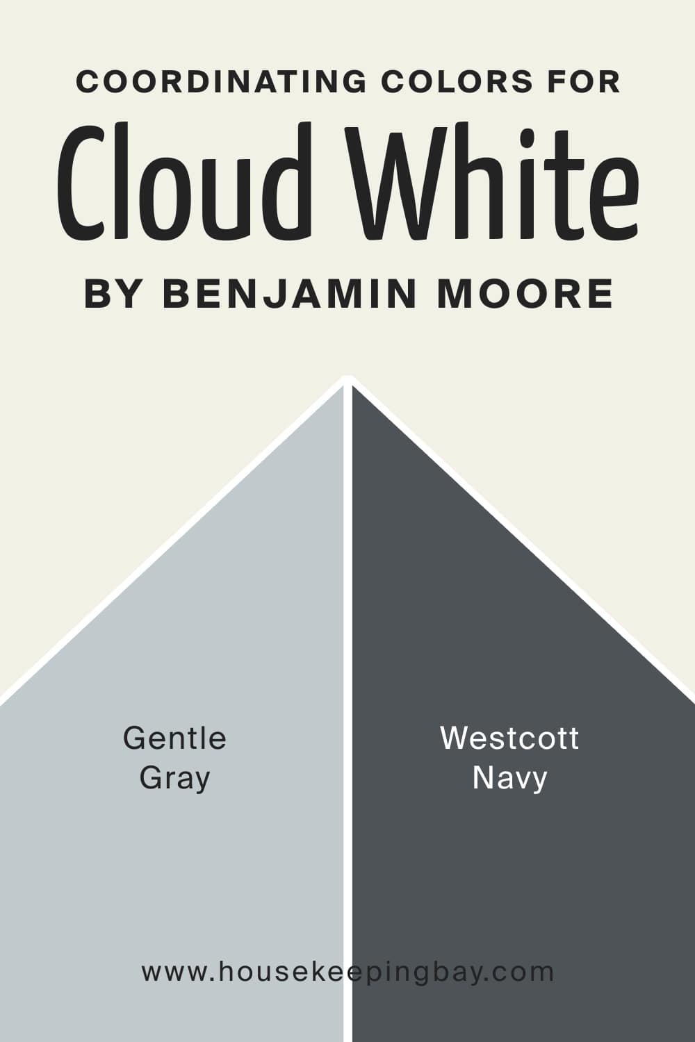 Coordinating Colors for Cloud White OC 130 by Benjamin Moore