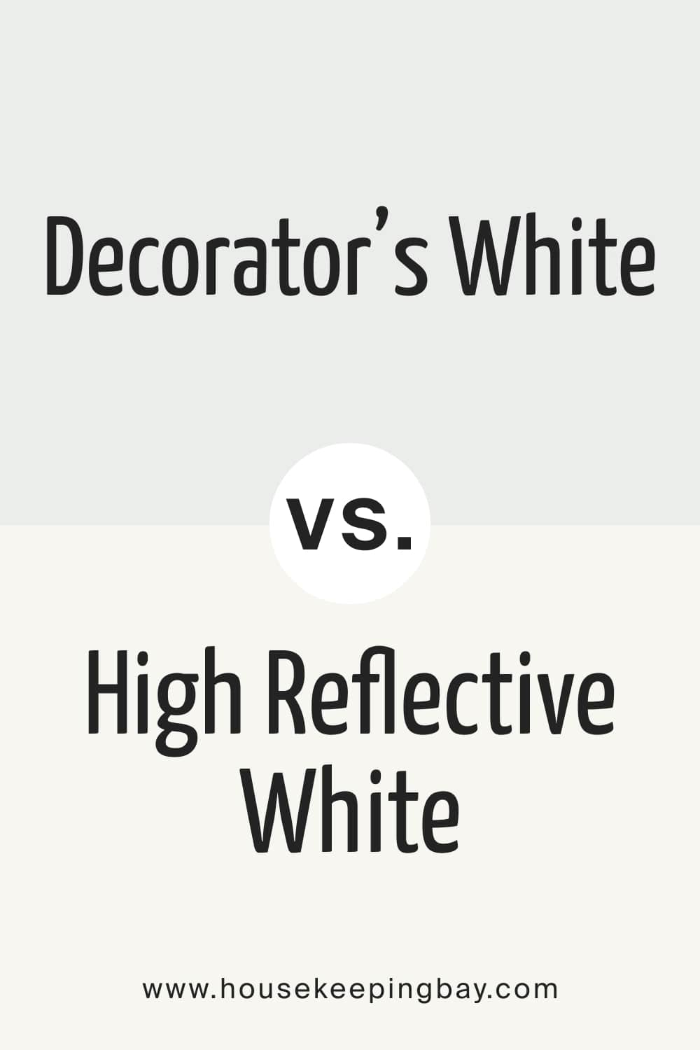 Decorator’s White vs High Reflective White