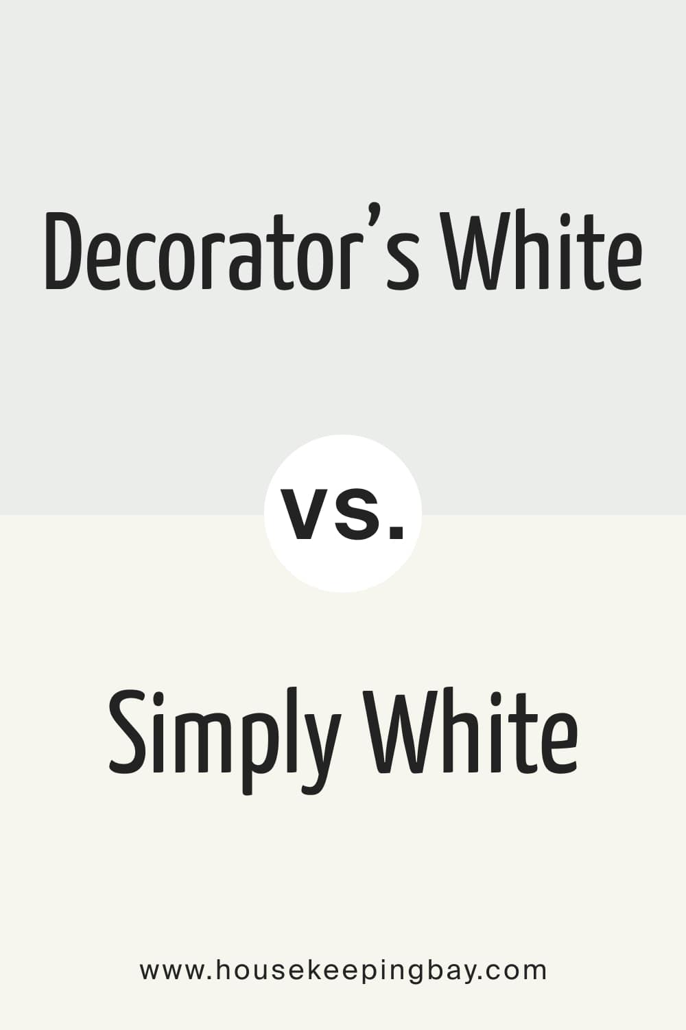Decorator’s White vs. Simply White