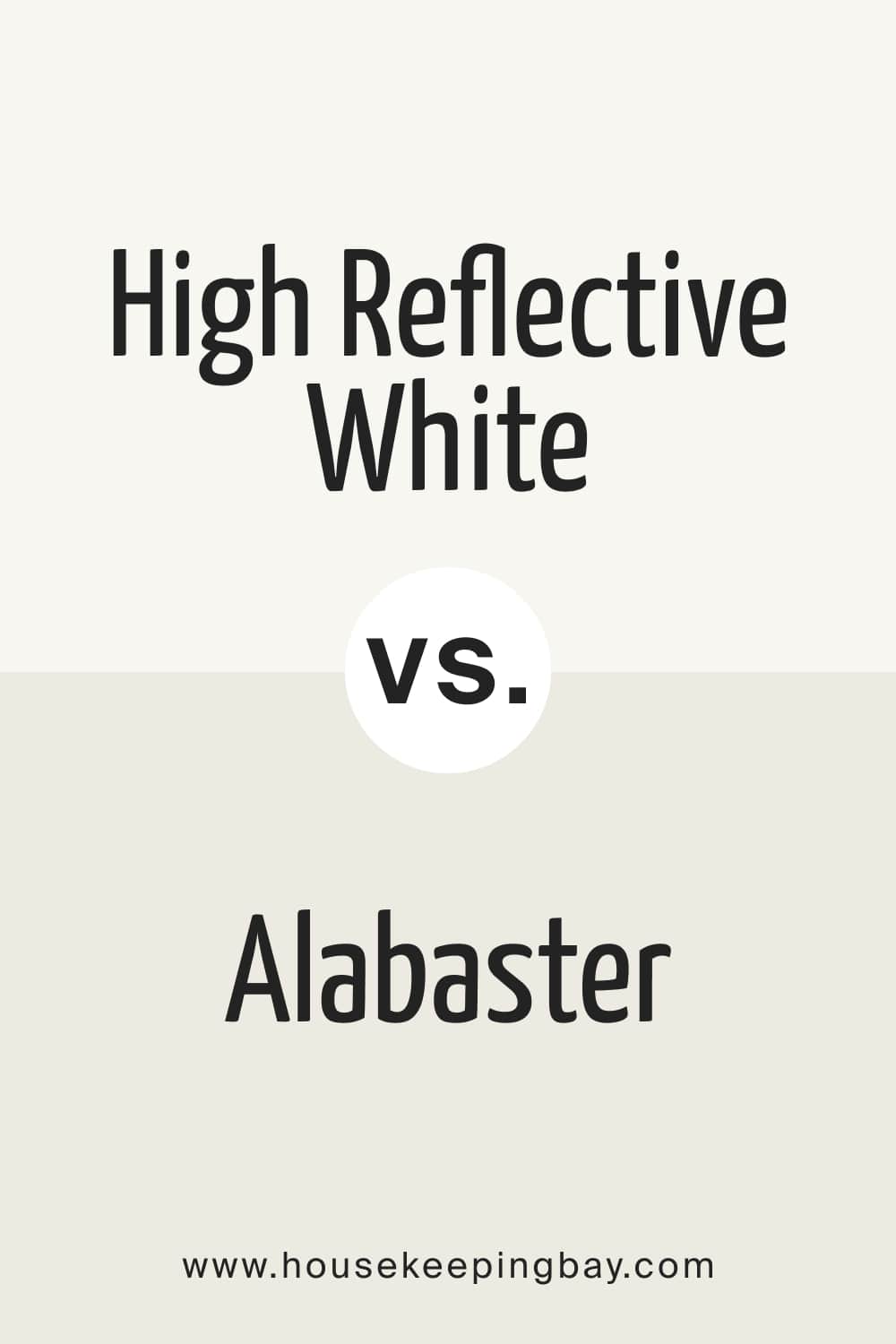 High Reflective White vs Alabaster