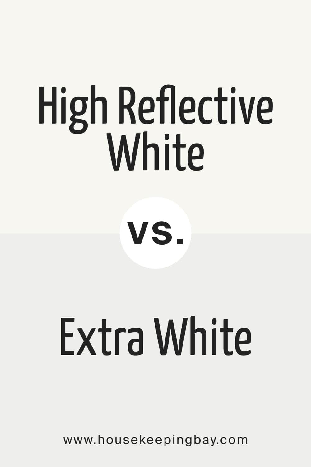 High Reflective White vs Extra White