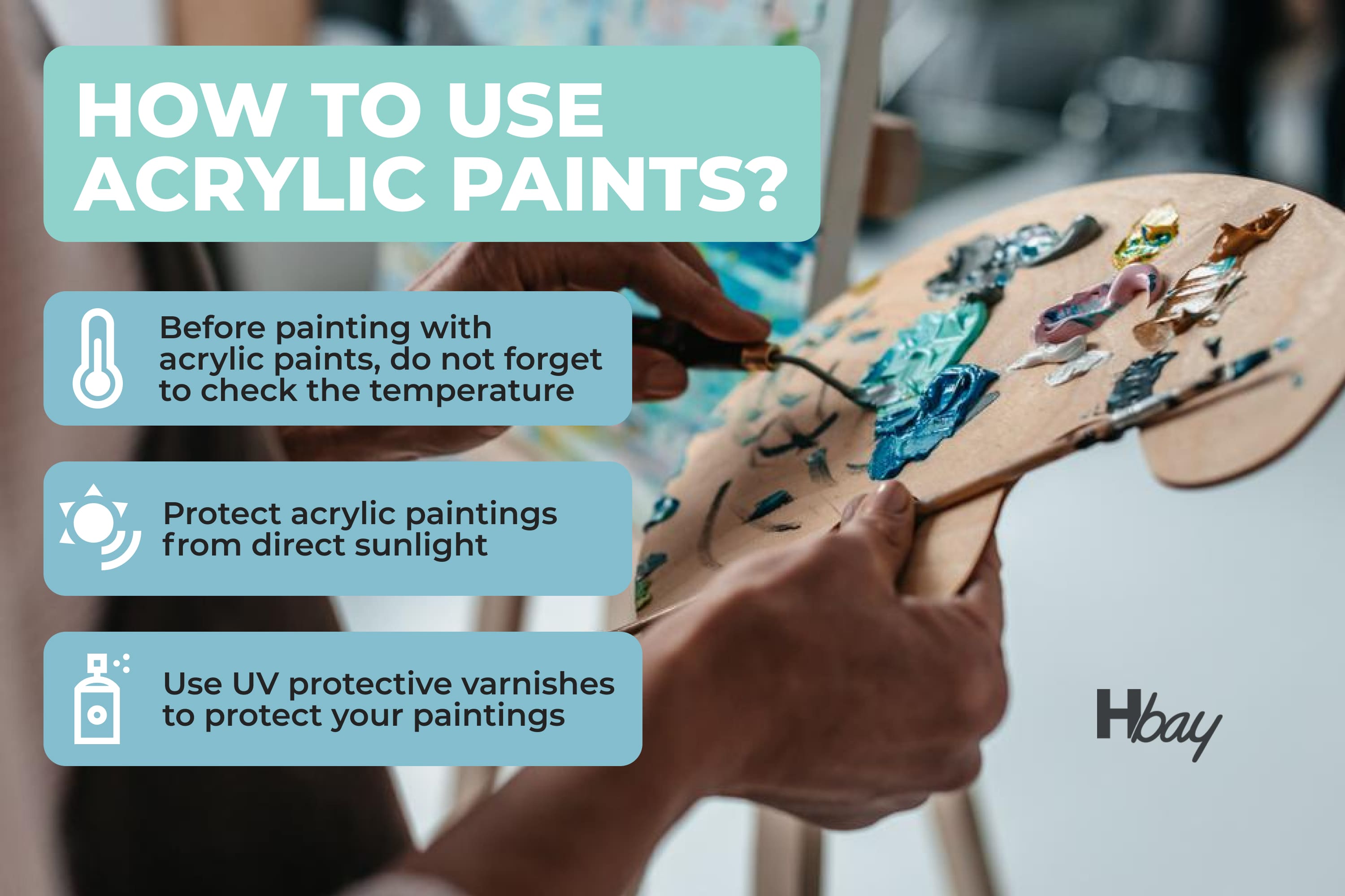 How to use acrylic paints