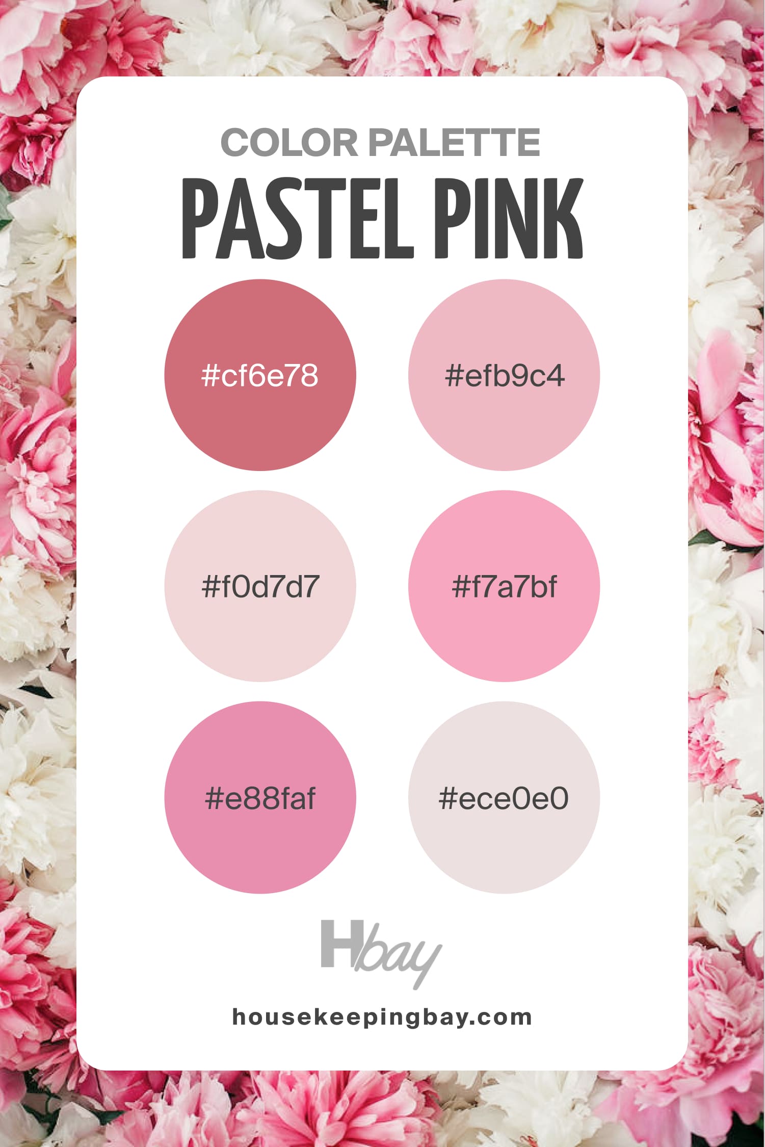  Pastel Pink Color Palette