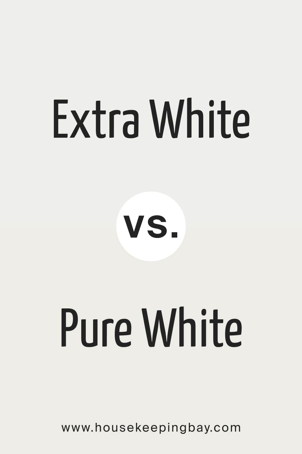 SW Extra White vs SW Pure White
