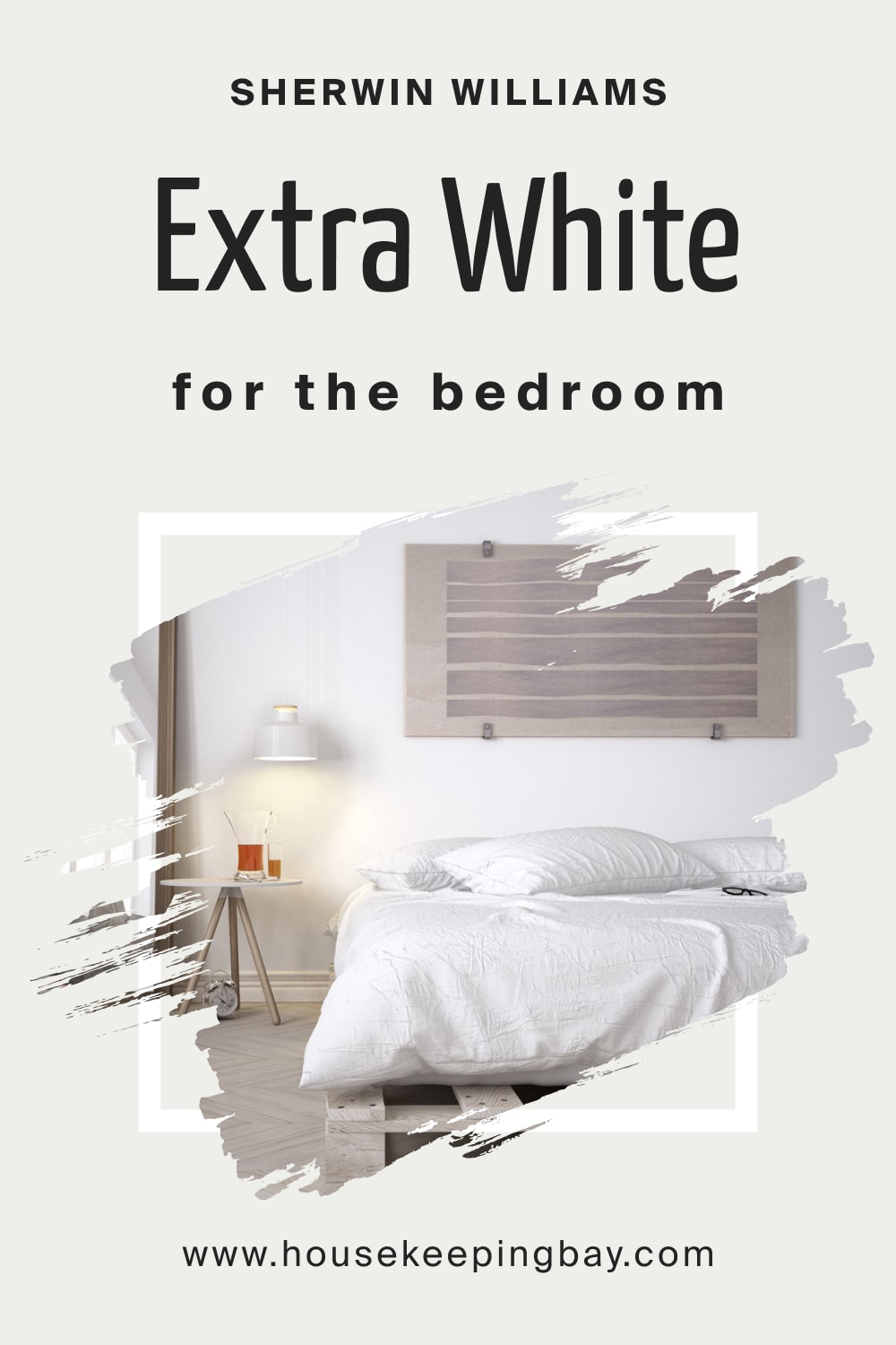 Sherwin Williams. Extra White SW 7006For the bedroom