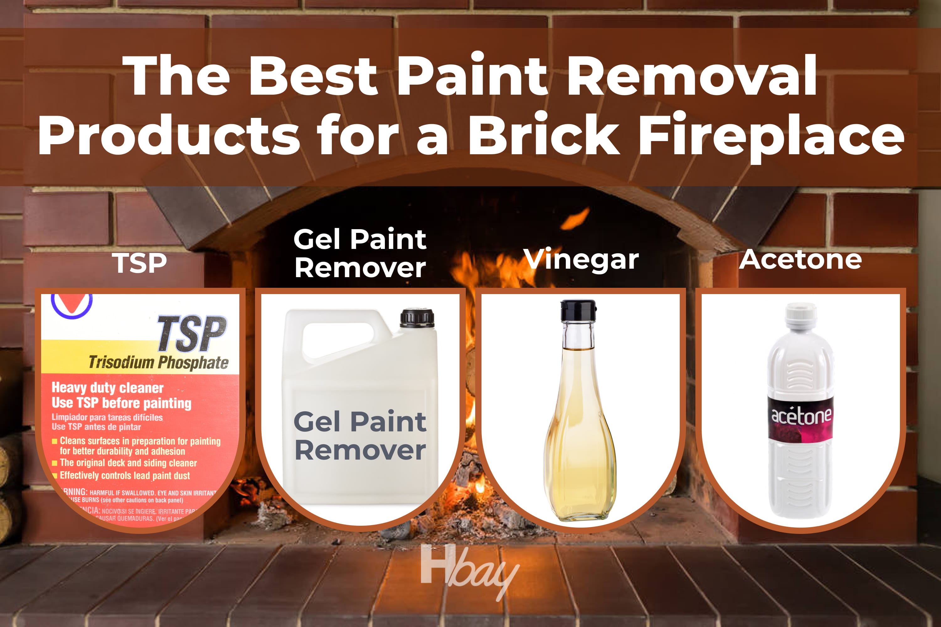 The Best Paint Removal Products for a Brick Fireplace
