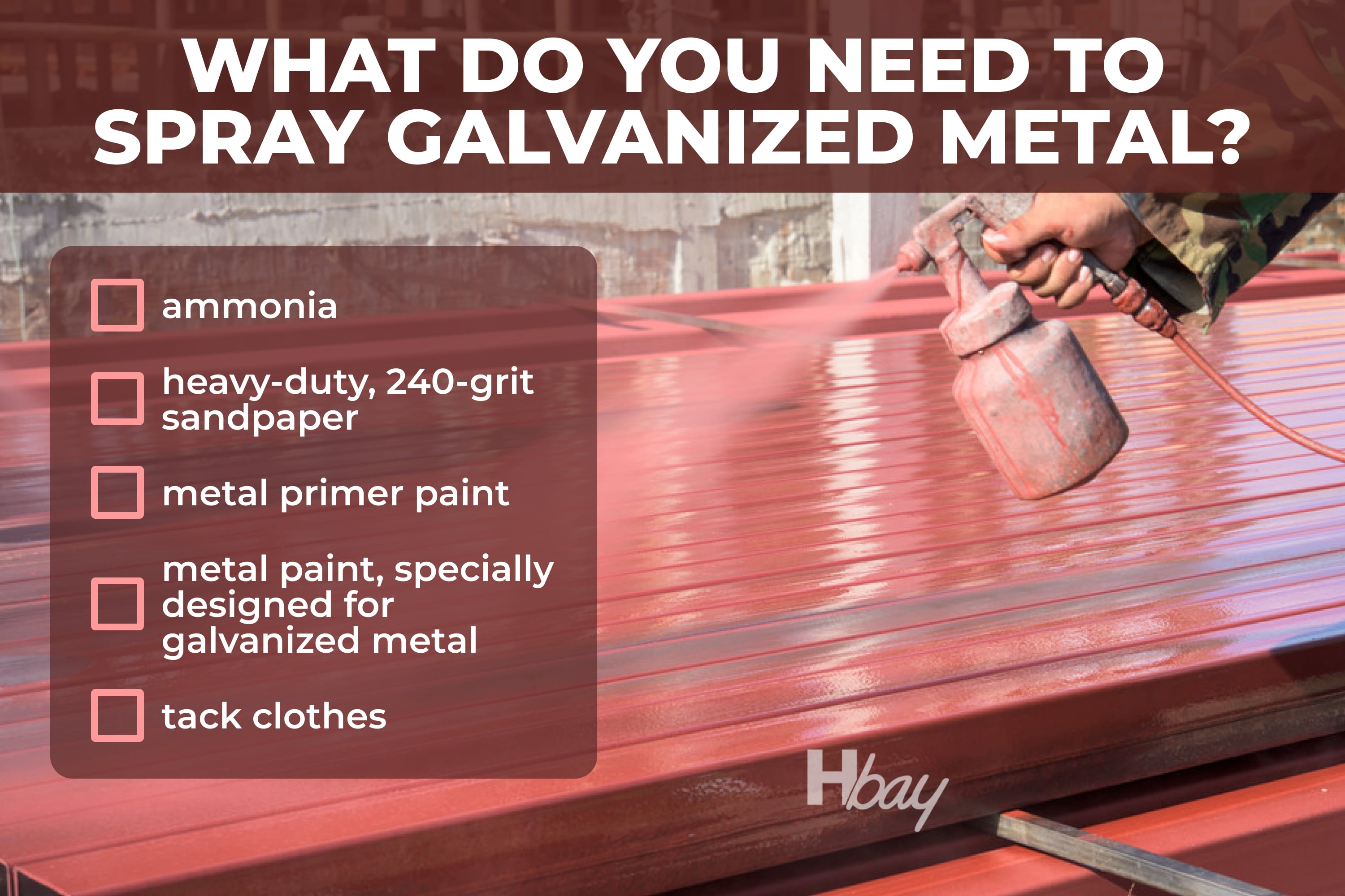 All About Spray Painting Galvanized Steel. Secrets And Hacks