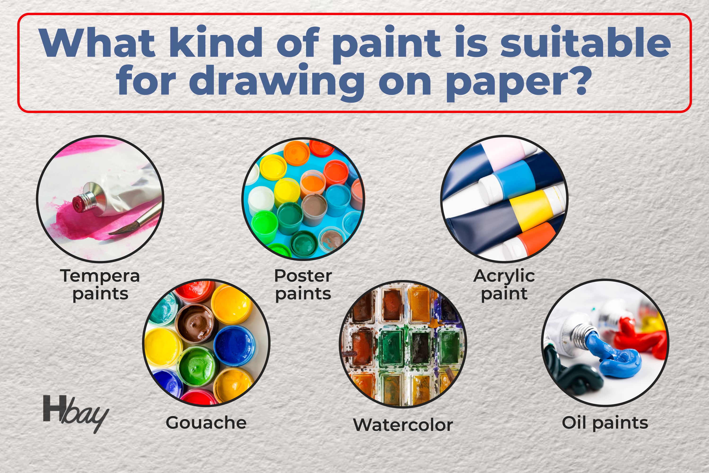 What kind of paint is suitable for drawing on paper