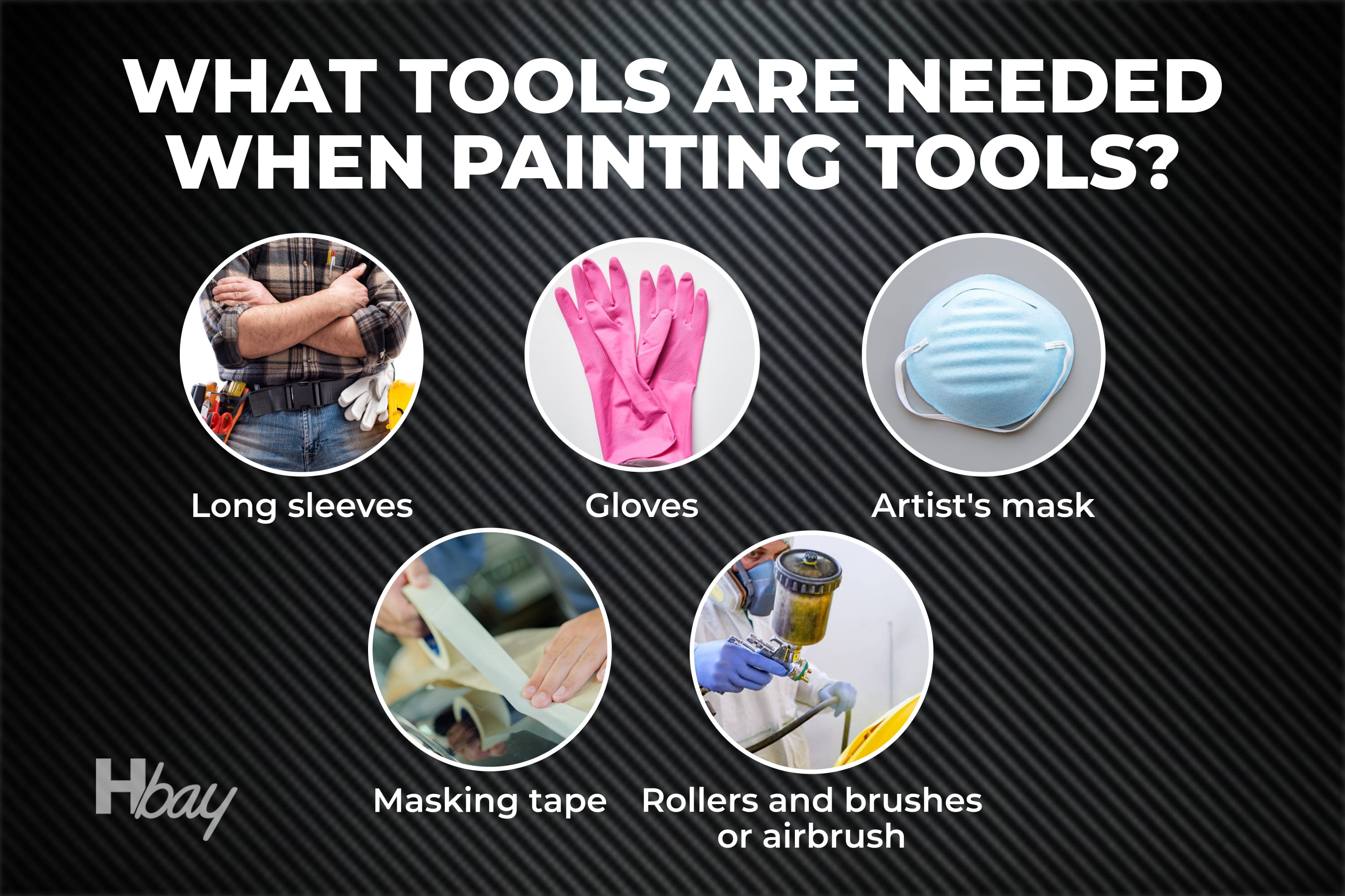 What tools are needed when painting tools