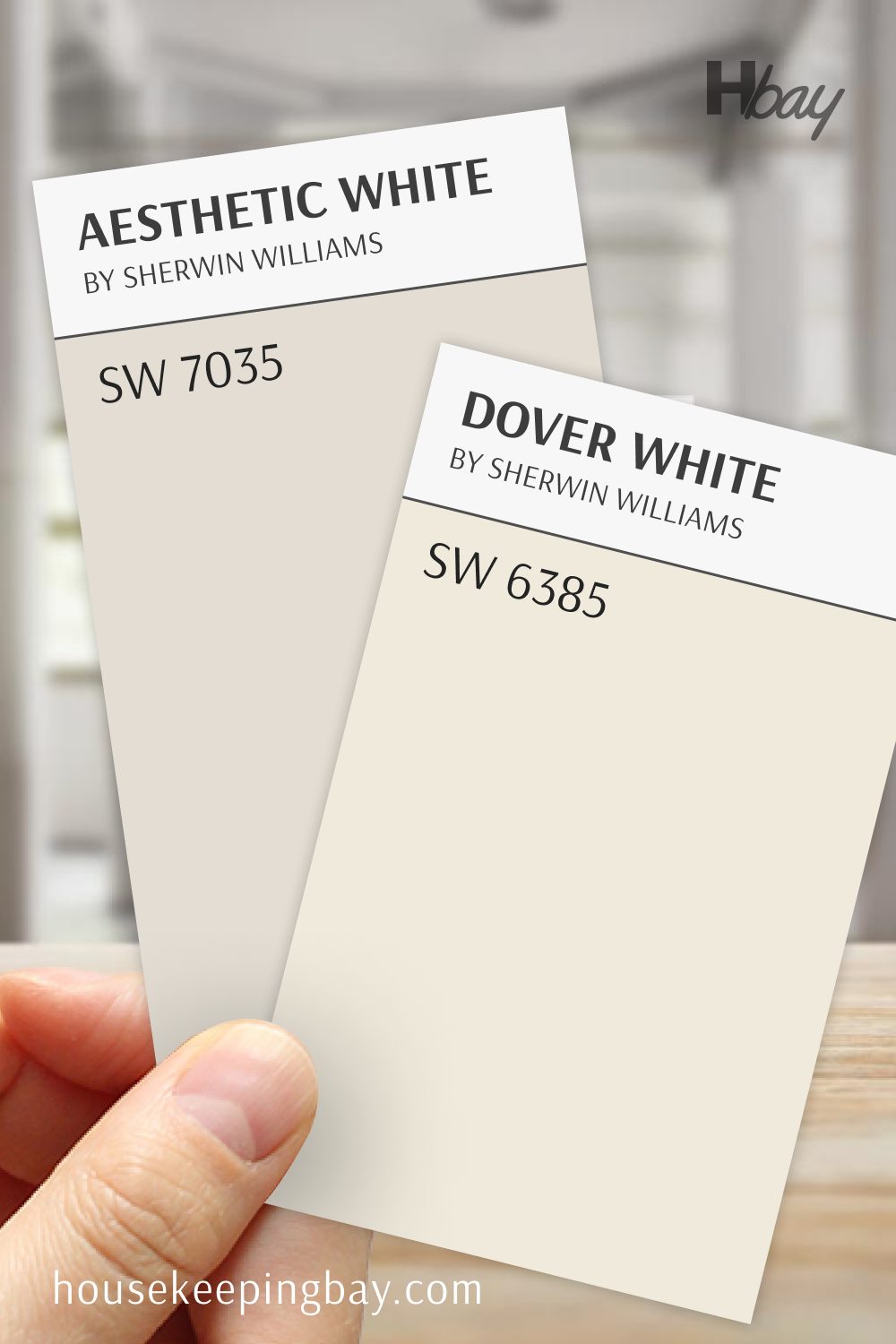 Aesthetic White vs Dover White