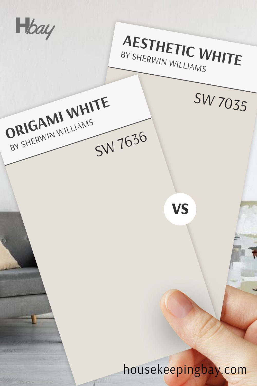 Aesthetic White vs Origami White