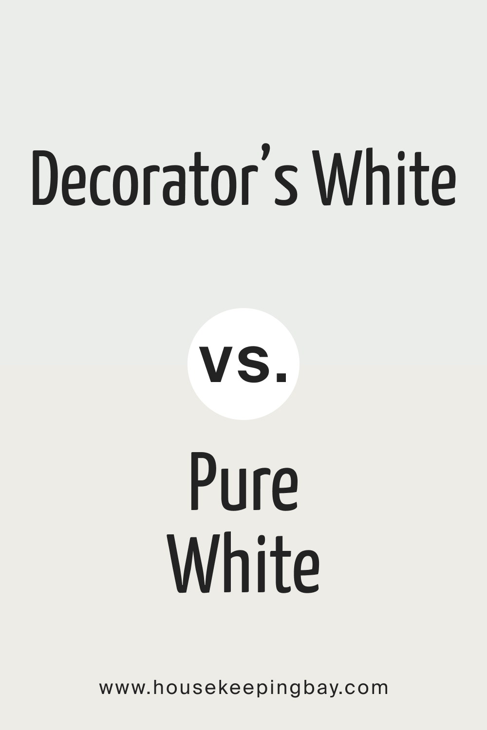 BM Decorator’s White vs. SW Pure White by Benjamin Moore