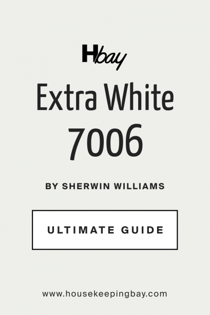 Extra White SW-7006 Paint Color by Sherwin-Williams