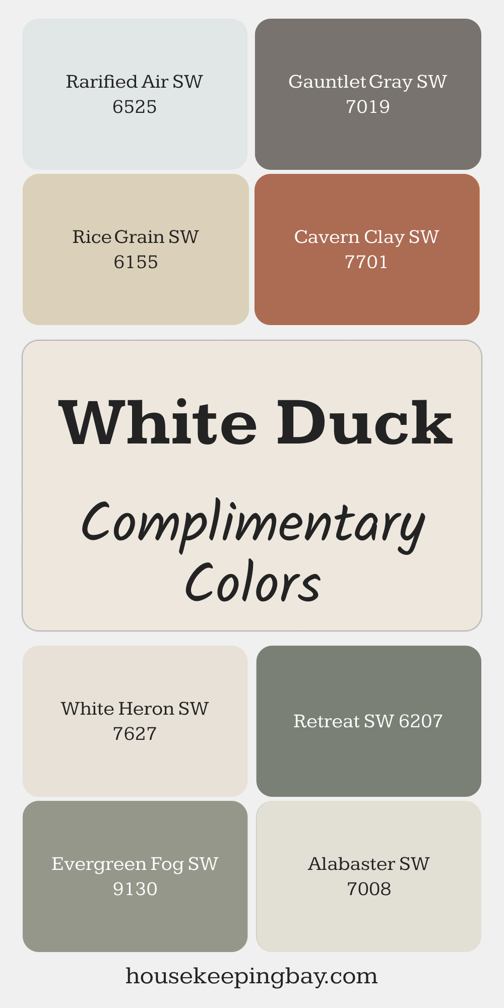 White Duck Complimentary Colors