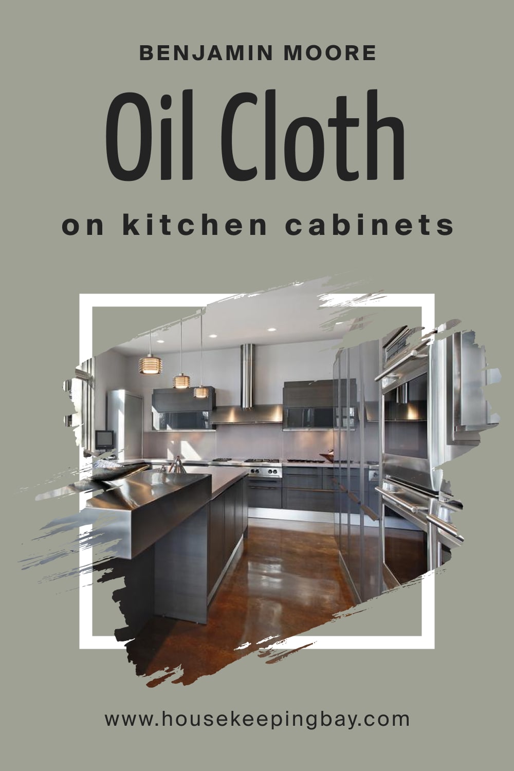 Benjamin Moore. Oil Cloth CSP 760 for the KitchenKitchen Cabinets