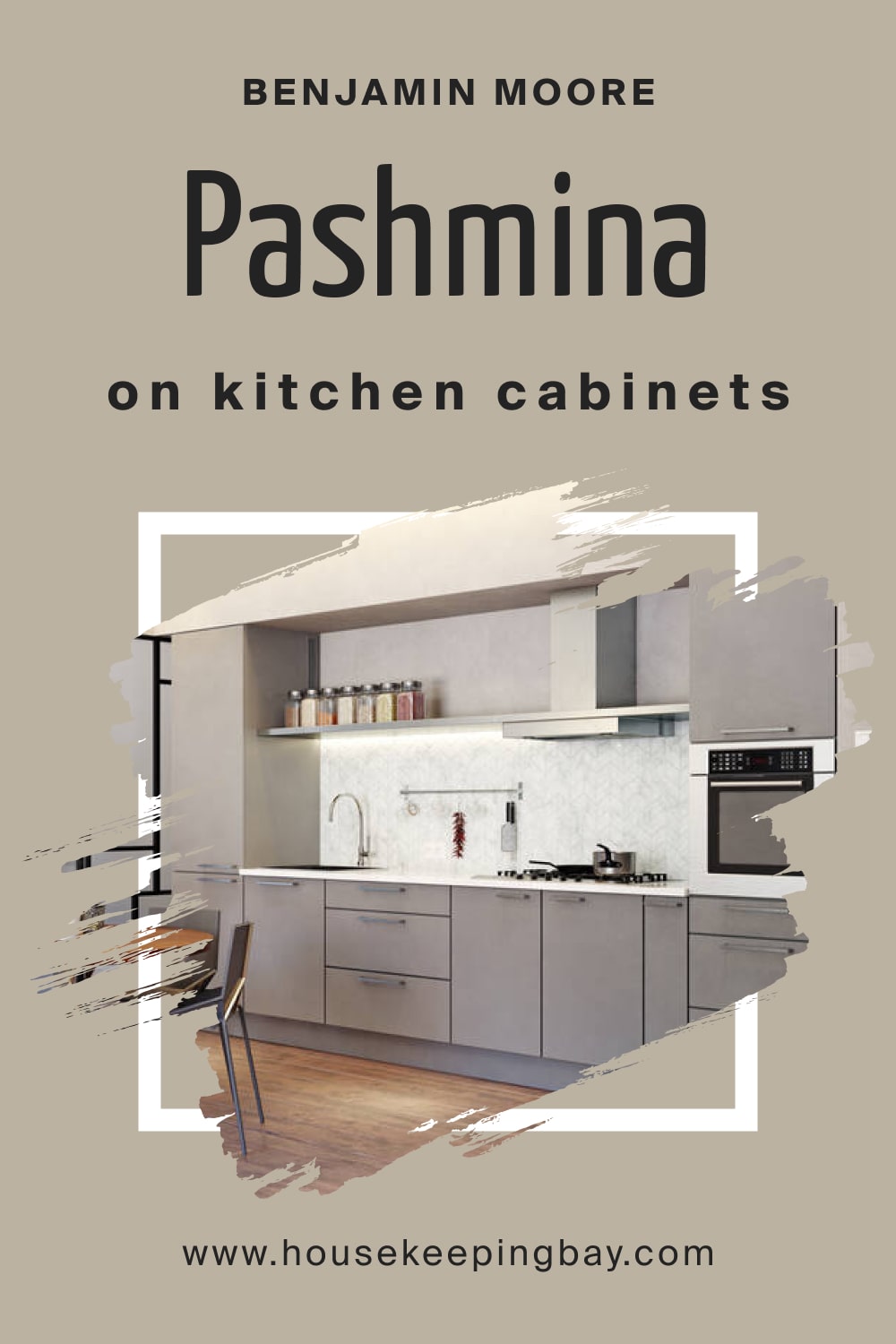 Benjamin Moore. Pashmina AF 100 for the KitchenKitchen Cabinets