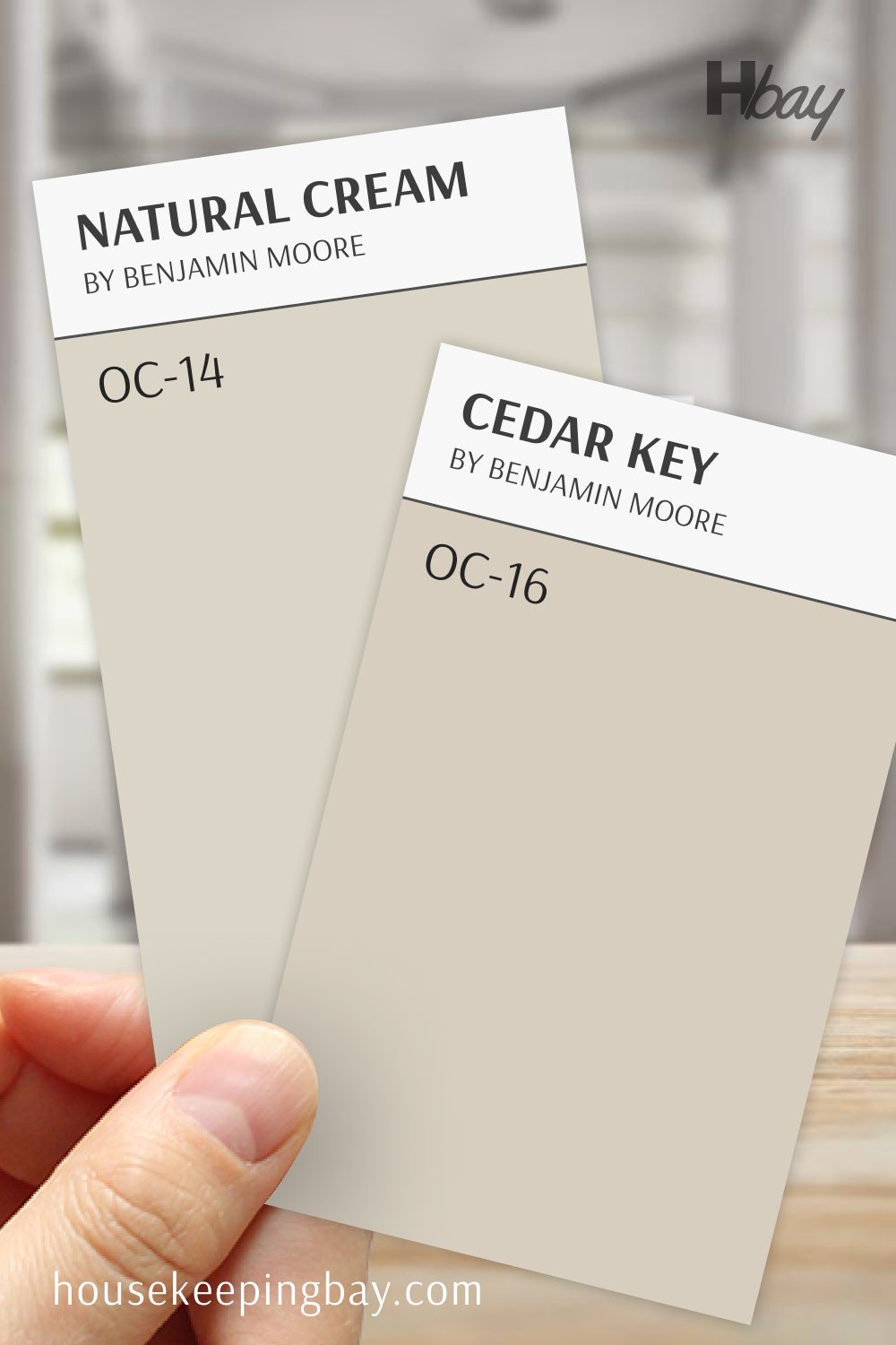 Cedar Key (982) vs Natural Cream (OC-14)