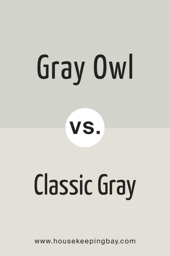 Gray Owl 2137 60 Paint Color By Benjamin Moore Housekeepingbay   Gray Owl Vs. Classic Gray 542x813 