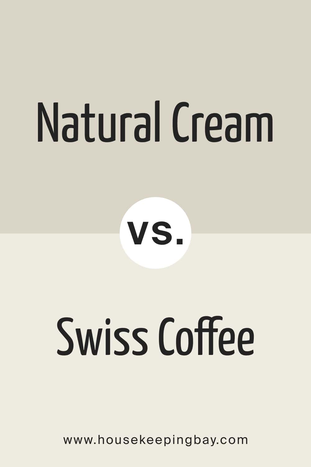 Natural Cream vs Swiss Coffee