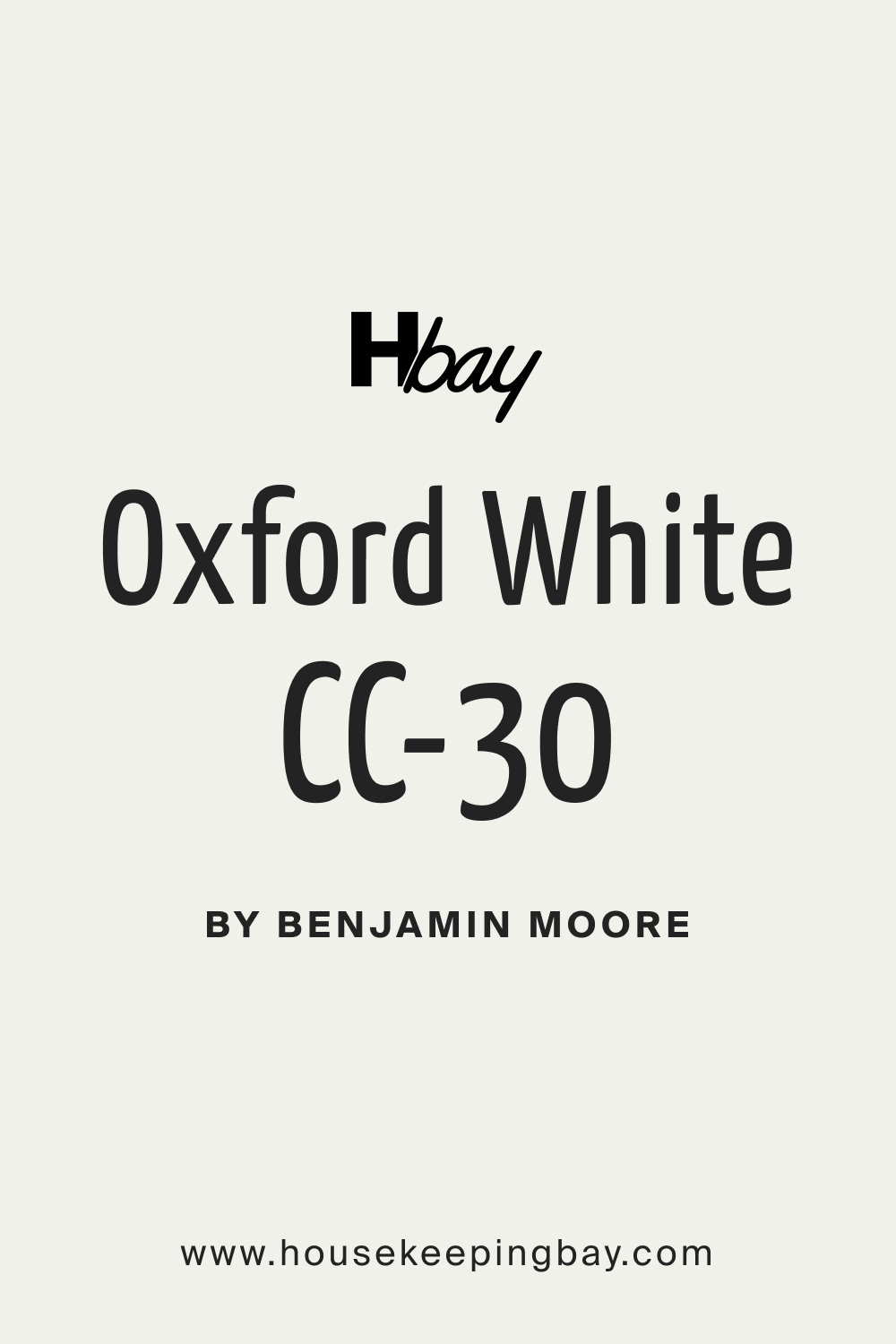 Oxford White CC 30 by Benjamin Moore