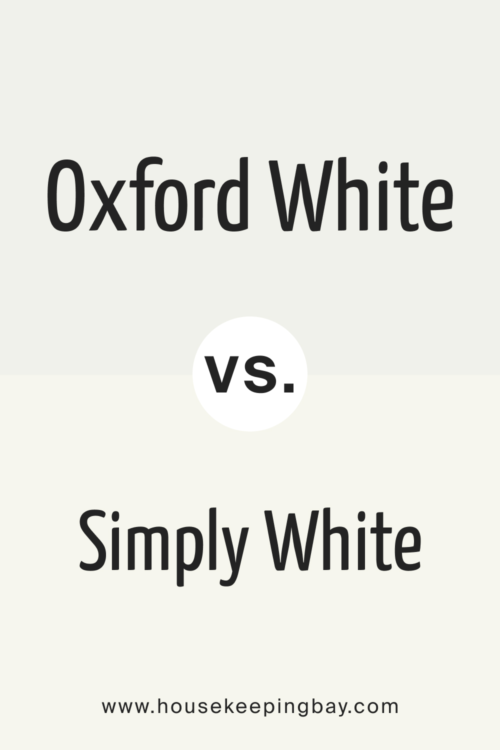 Oxford White vs. Simply White