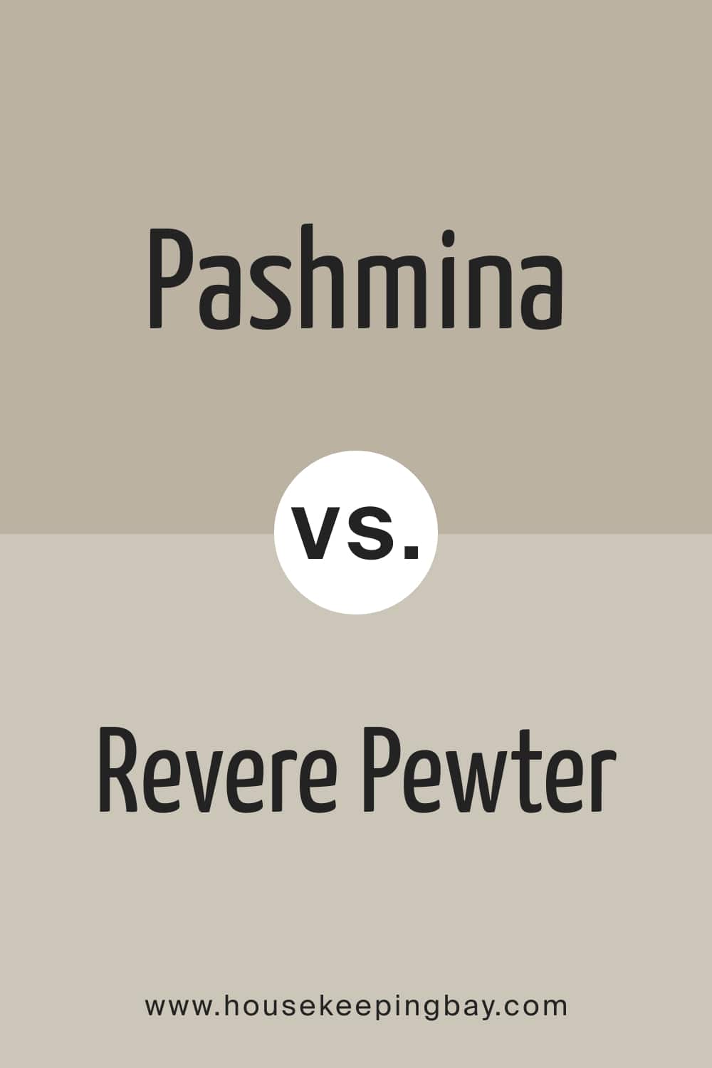 Pashmina vs Revere Pewter