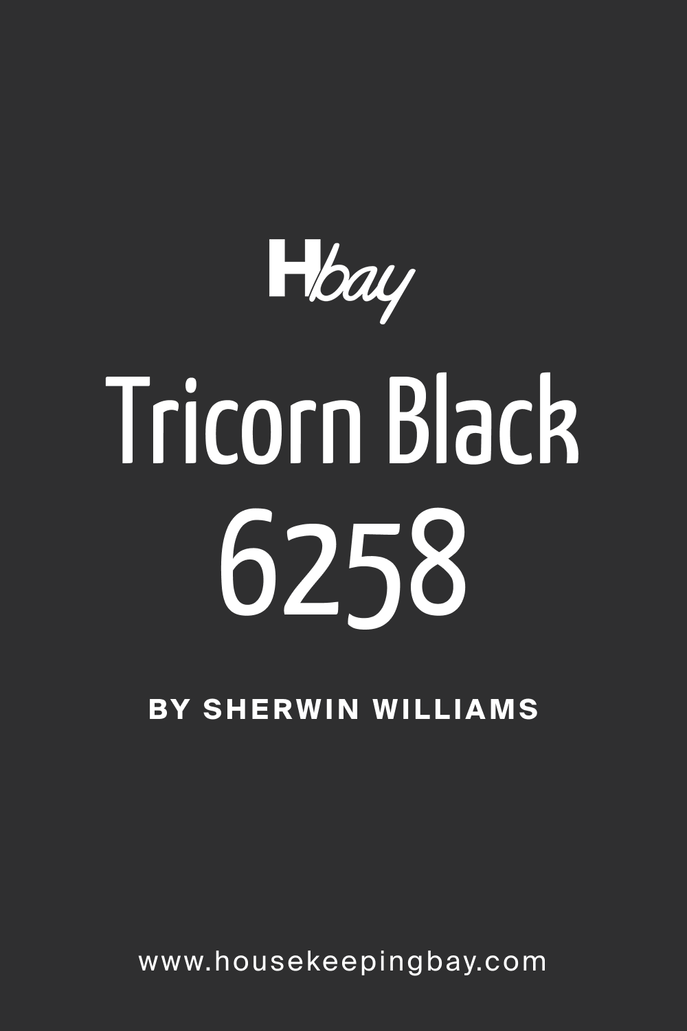 SW 6258 Tricorn Black by Sherwin Williams