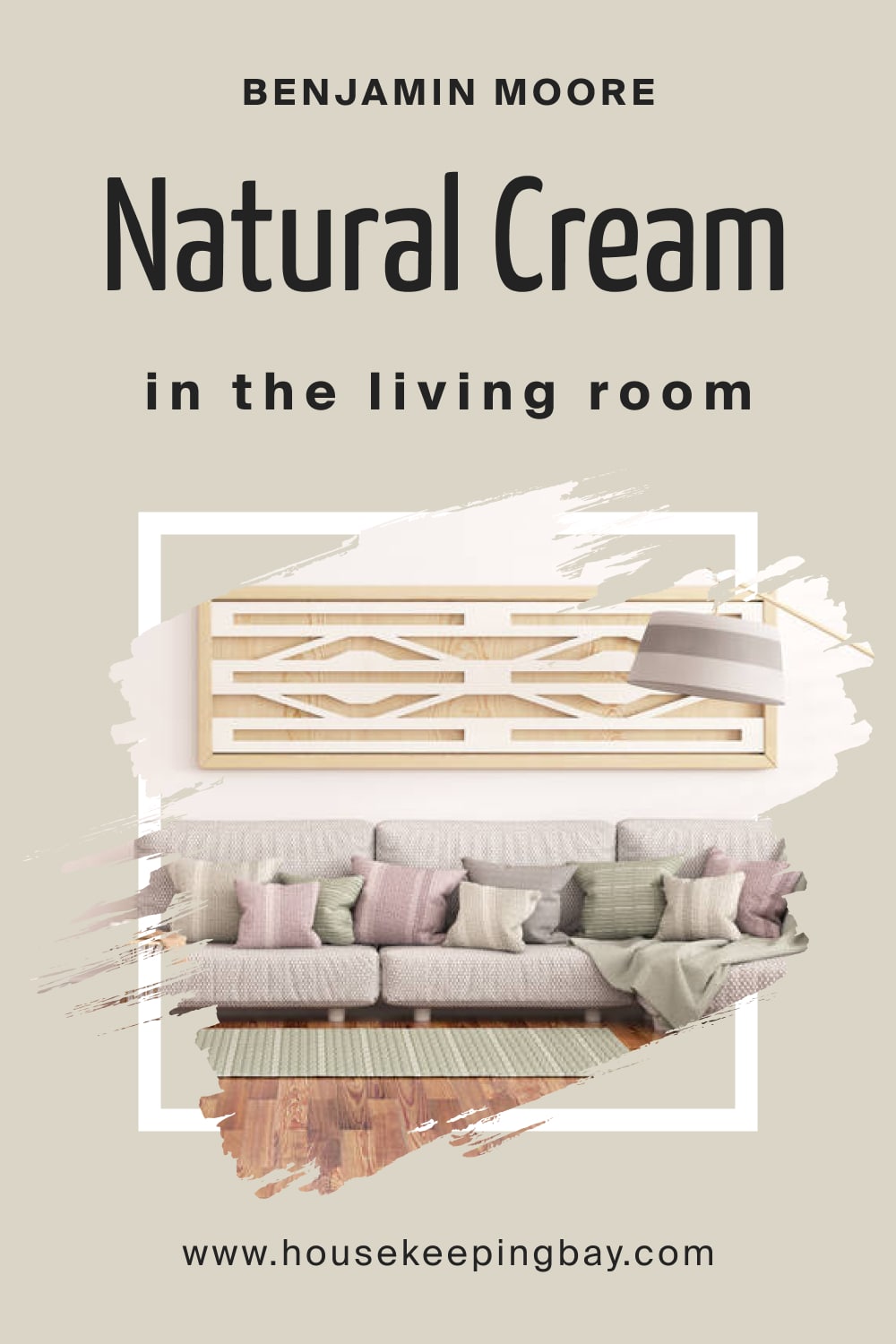 Sherwin Williams. Natural Cream OC 14 In the Living Room