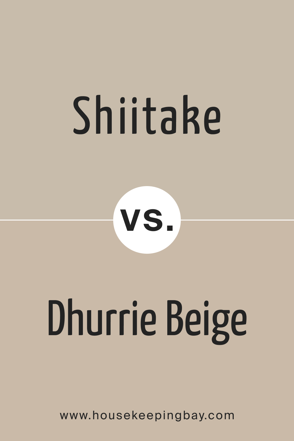 Shiitake vs. Dhurrie Beige