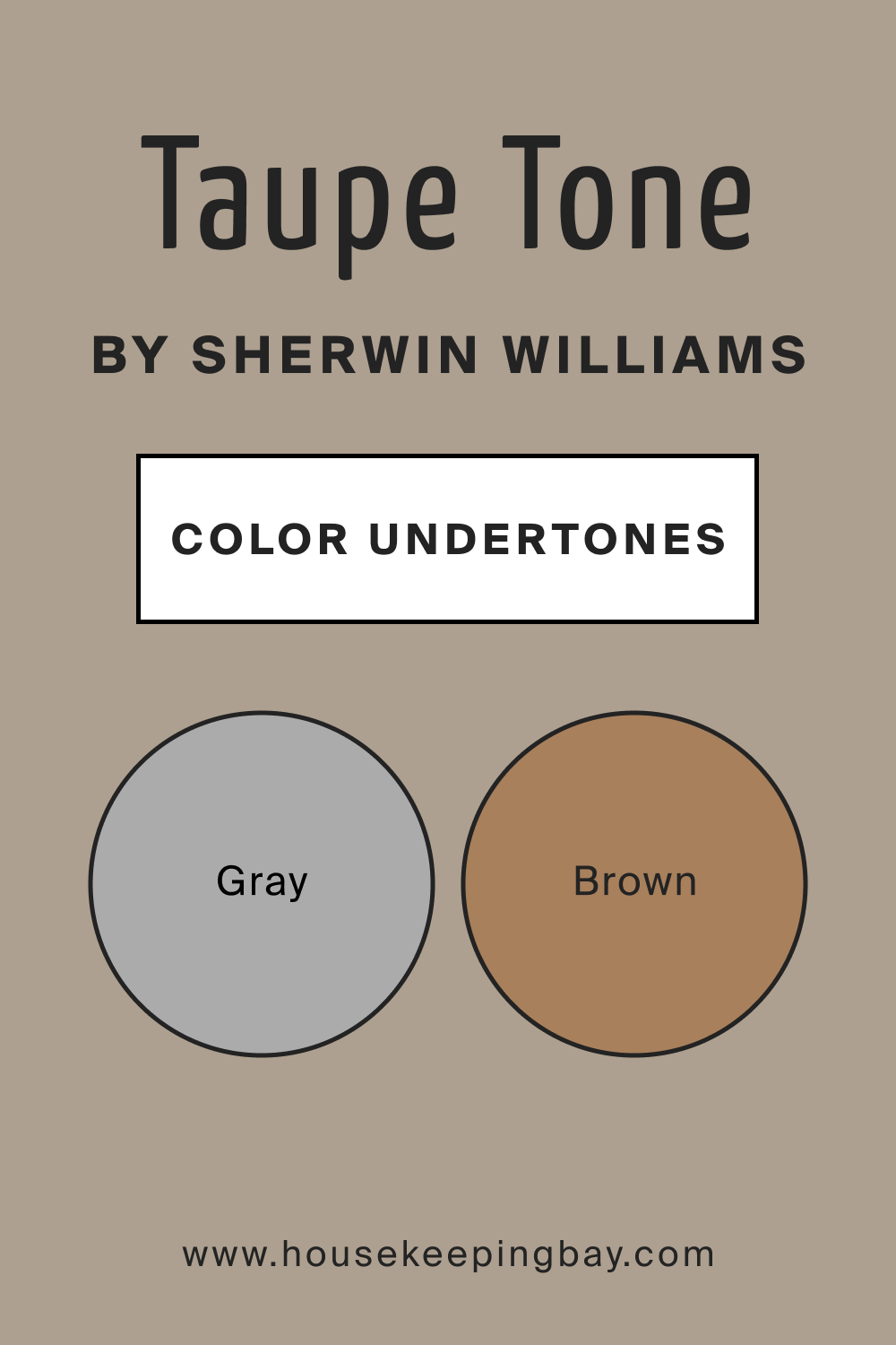 Taupe Tone SW 7633 by Sherwin Williams Color Undertones