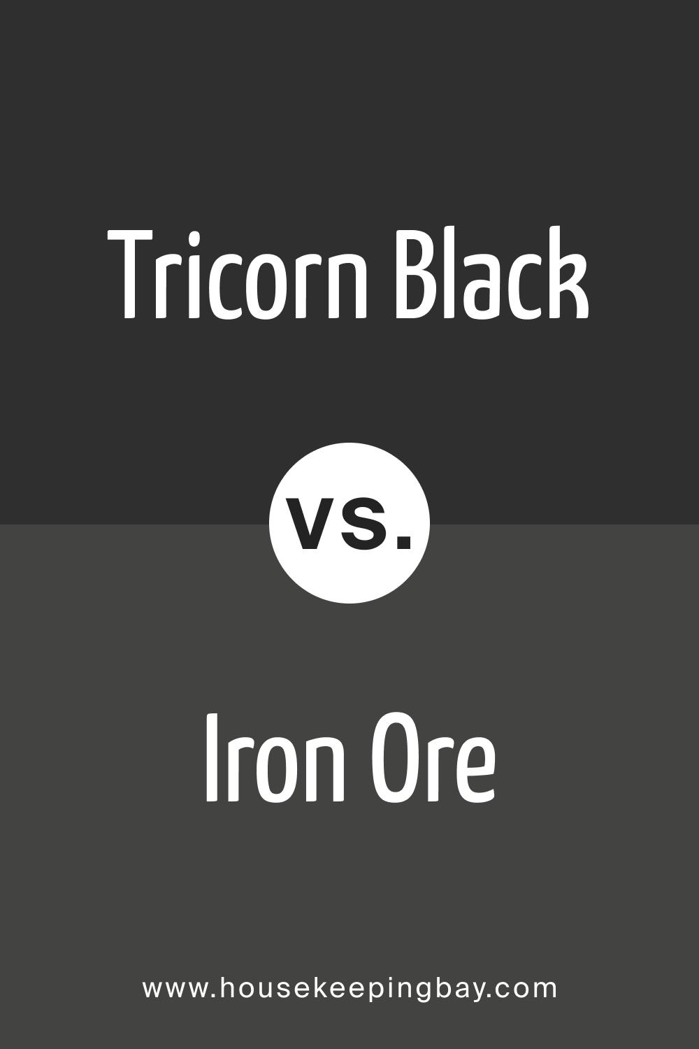 Tricorn Black vs. Iron Ore