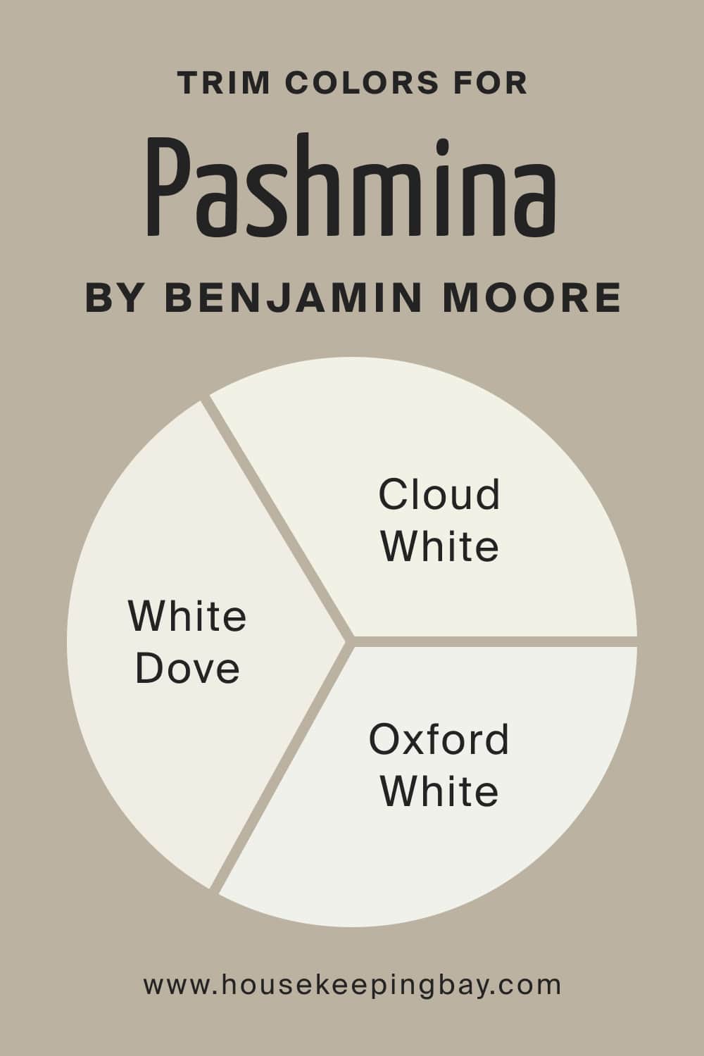 Trim Color for Pashmina AF 100 by Benjamin Moore