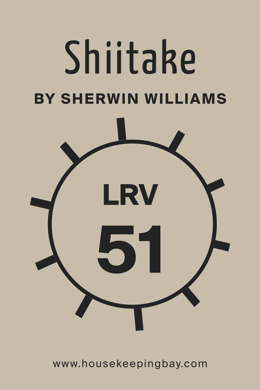 What Is the LRV of SW Shiitake Paint Color