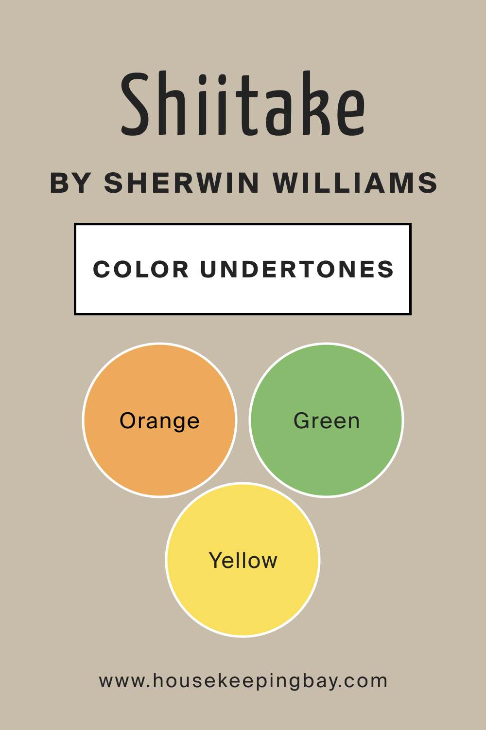 What Undertones Does SW Shiitake Color Have