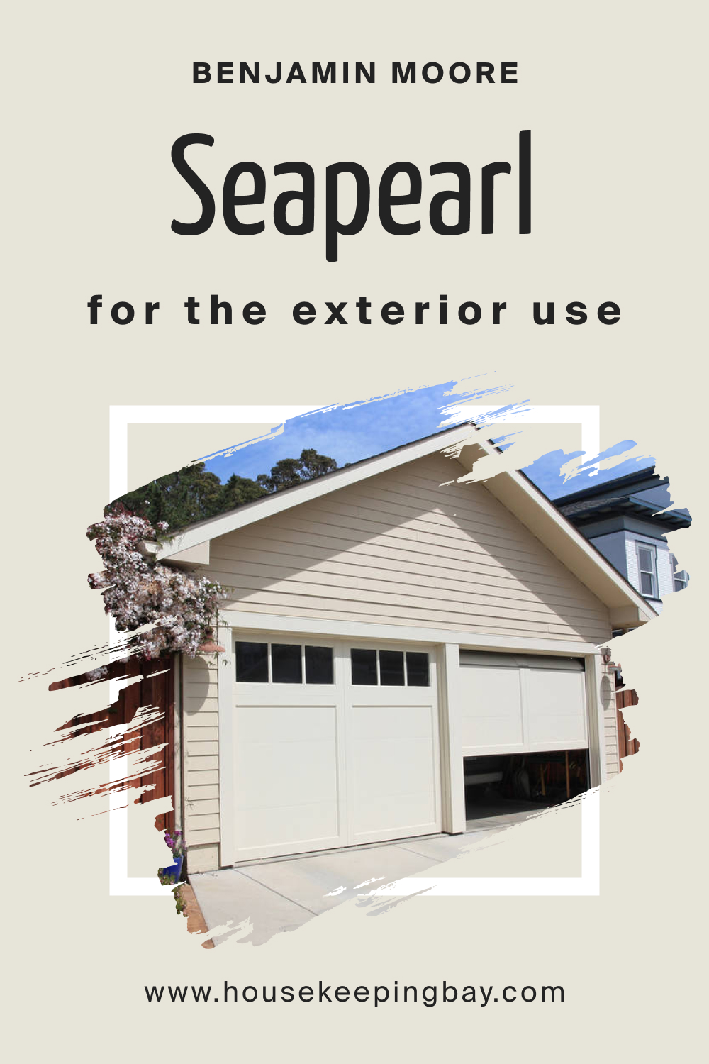 Benjamin Moore. Seapearl OC 19 for the Exterior Use