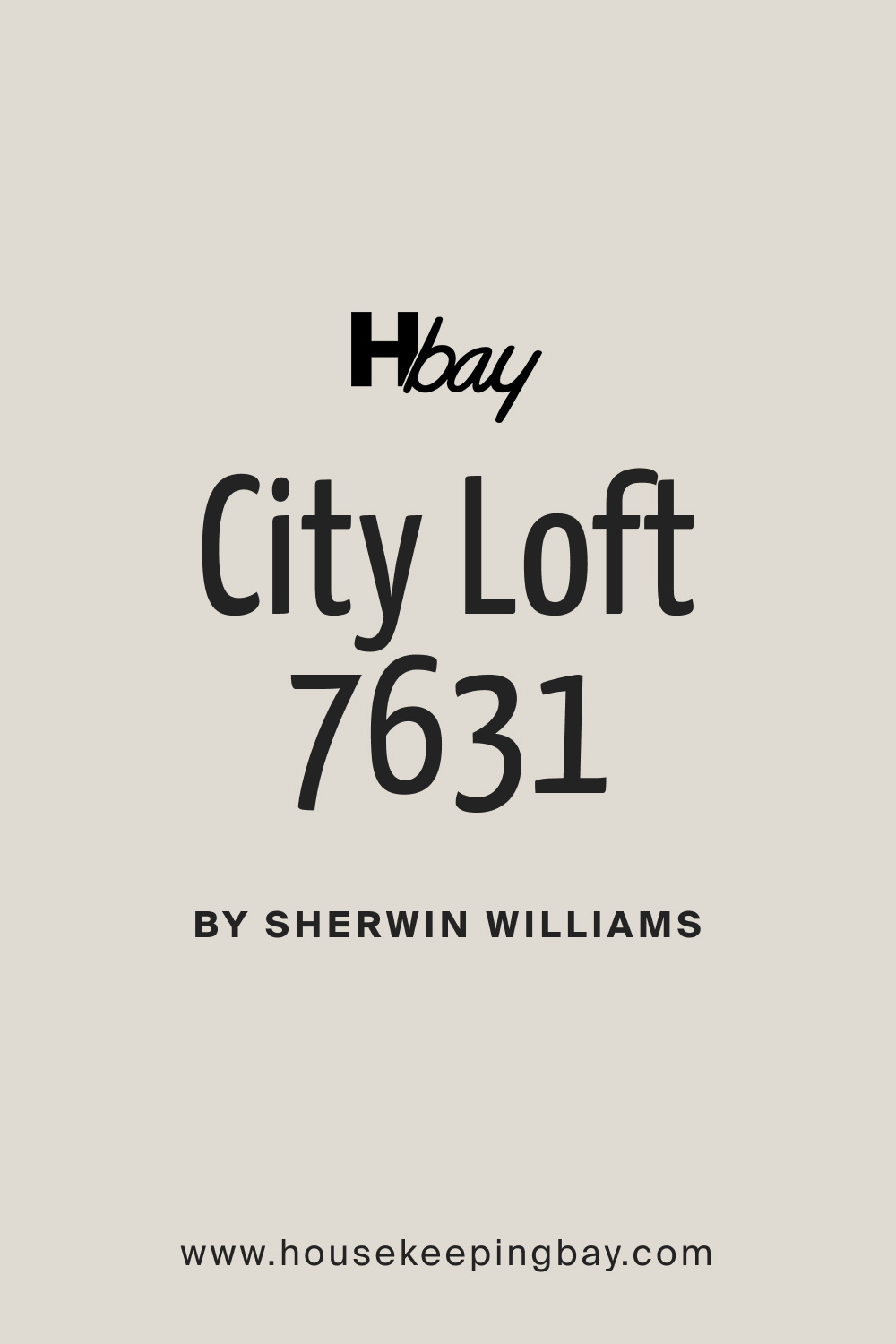 City Loft SW 7631 Paint Color by Sherwin Williams