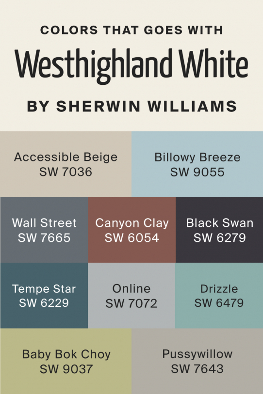 Westhighland White SW 7566 Paint Color by Sherwin-Williams