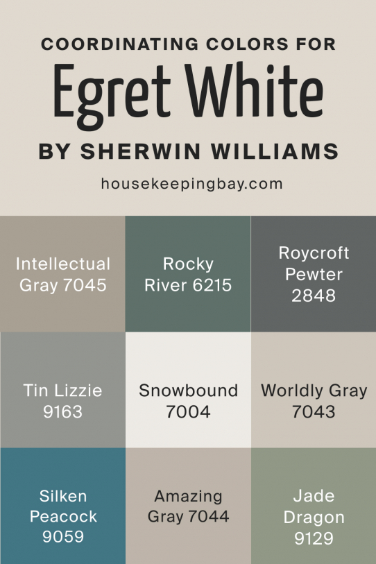 Egret White SW-7570 Paint Color by Sherwin-Williams