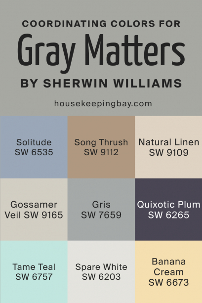 Gray Matters SW 7066 Paint Color by Sherwin-Williams