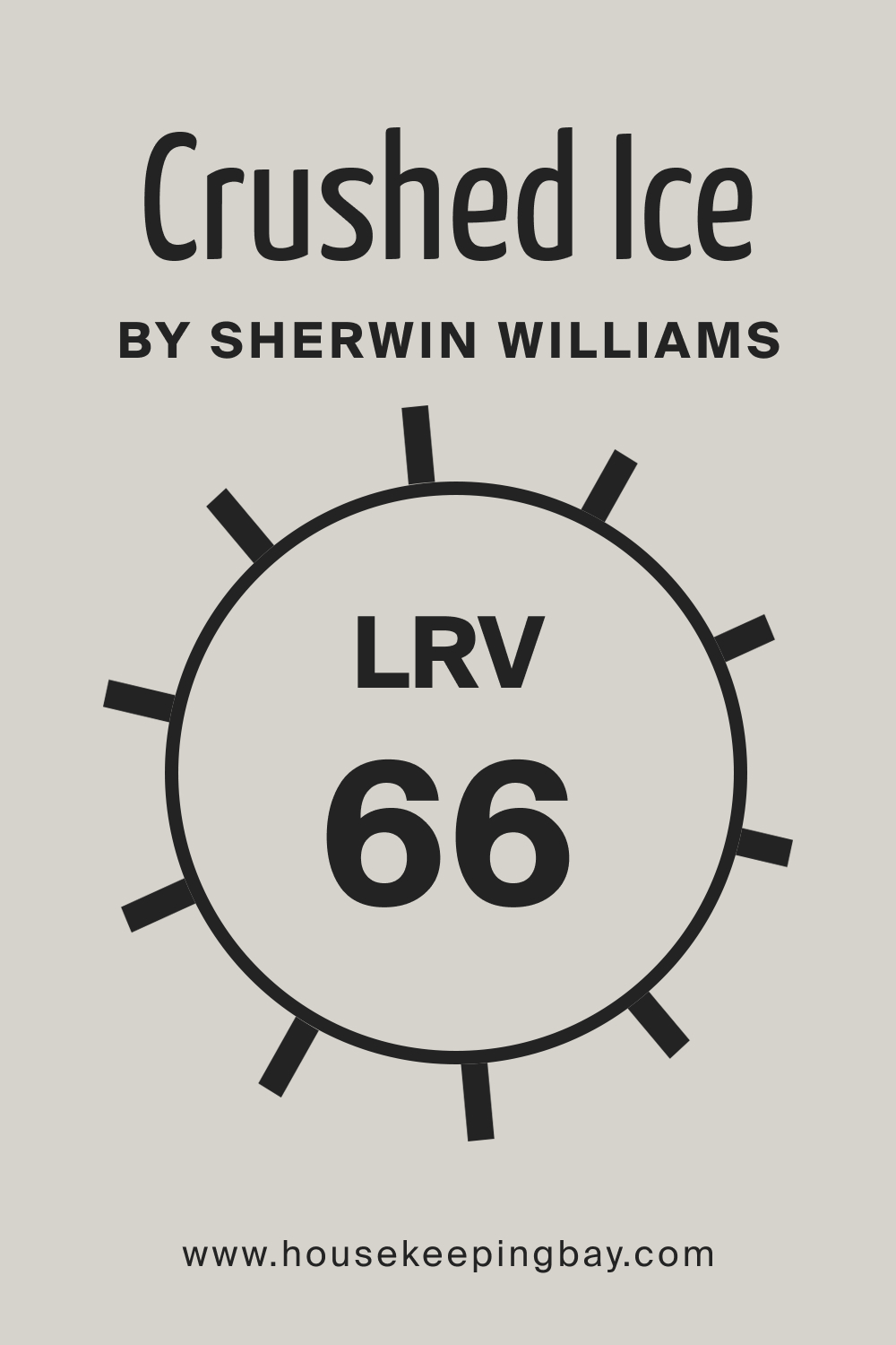 Crushed Ice SW 7647 by Sherwin Williams. LRV 66