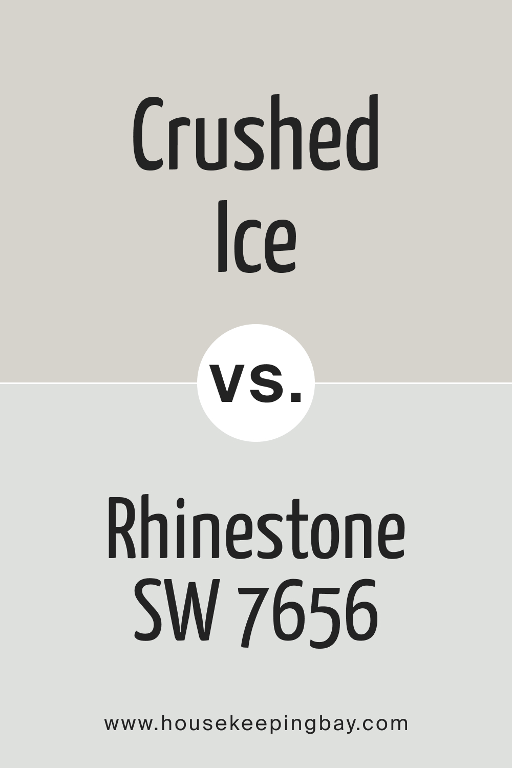 Crushed Ice SW 7647 vs Rhinestone SW 7656