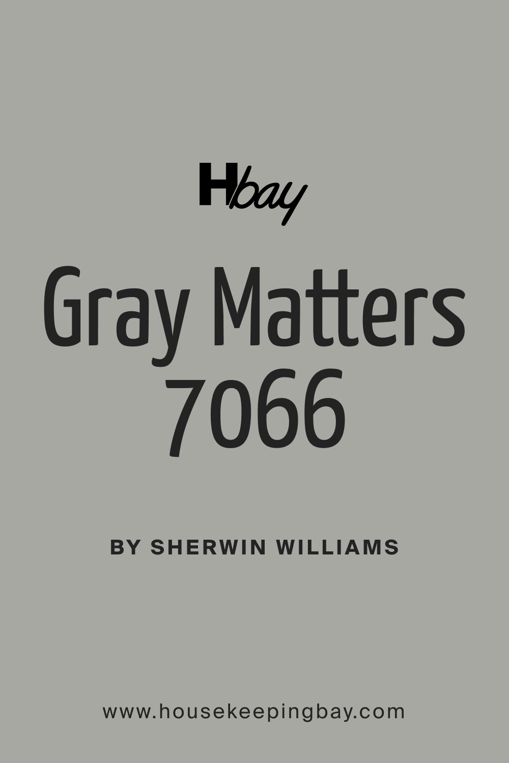 Gray Matters SW 7066 Paint Color by Sherwin Williams
