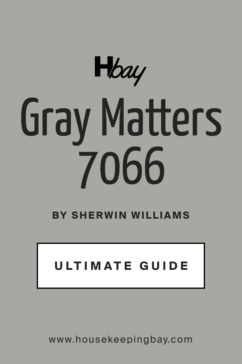 Gray Matters SW 7066 by Sherwin Williams Ultimate Guide