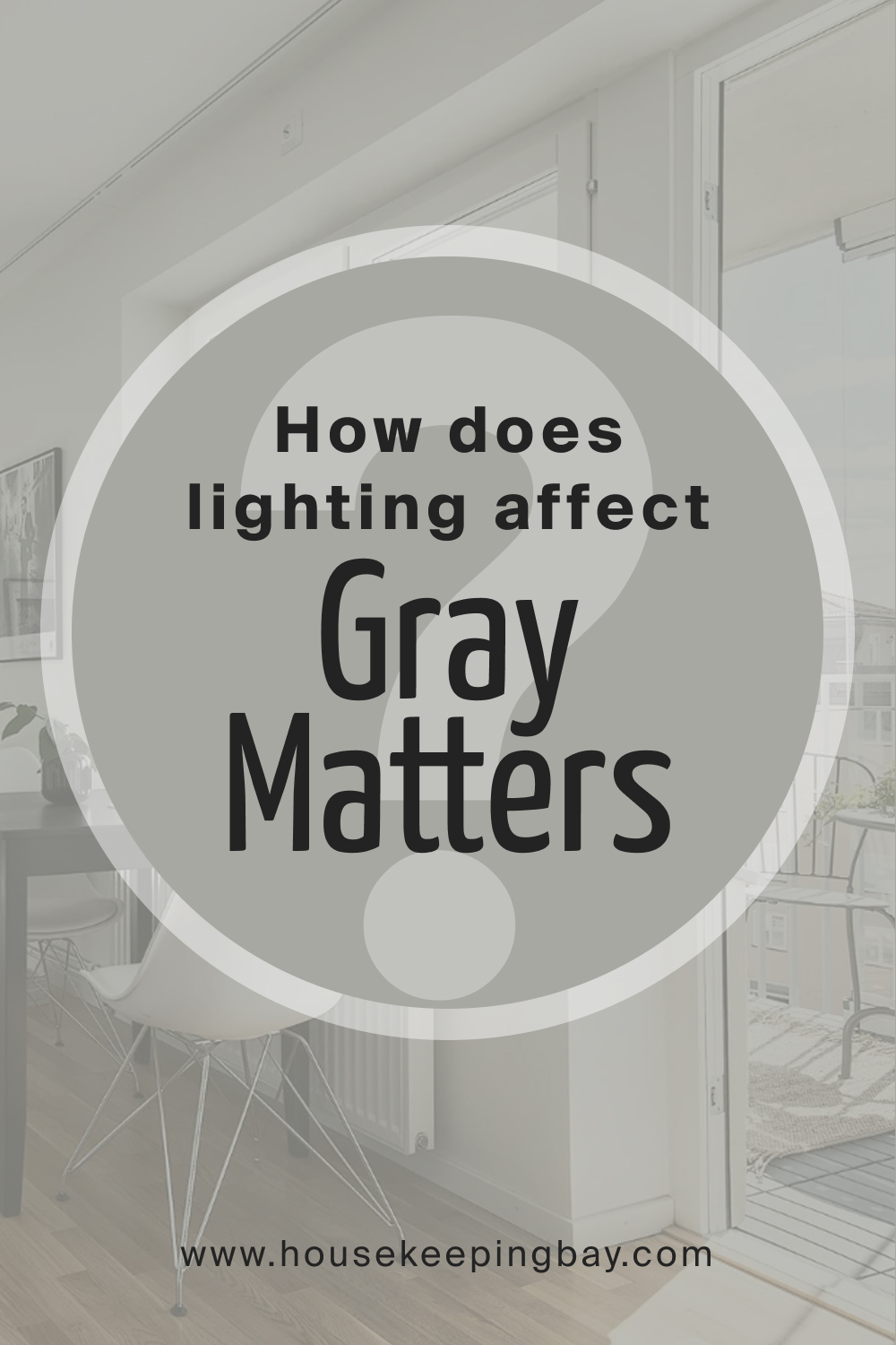 How does lighting affect Gray Matters SW 7066