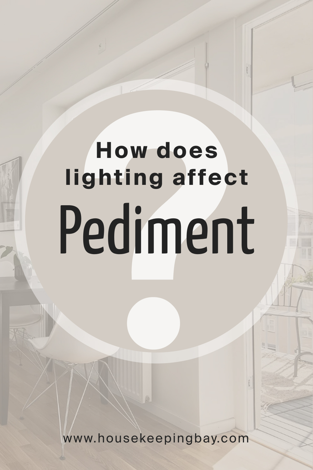 How does lighting affect Pediment SW 7634