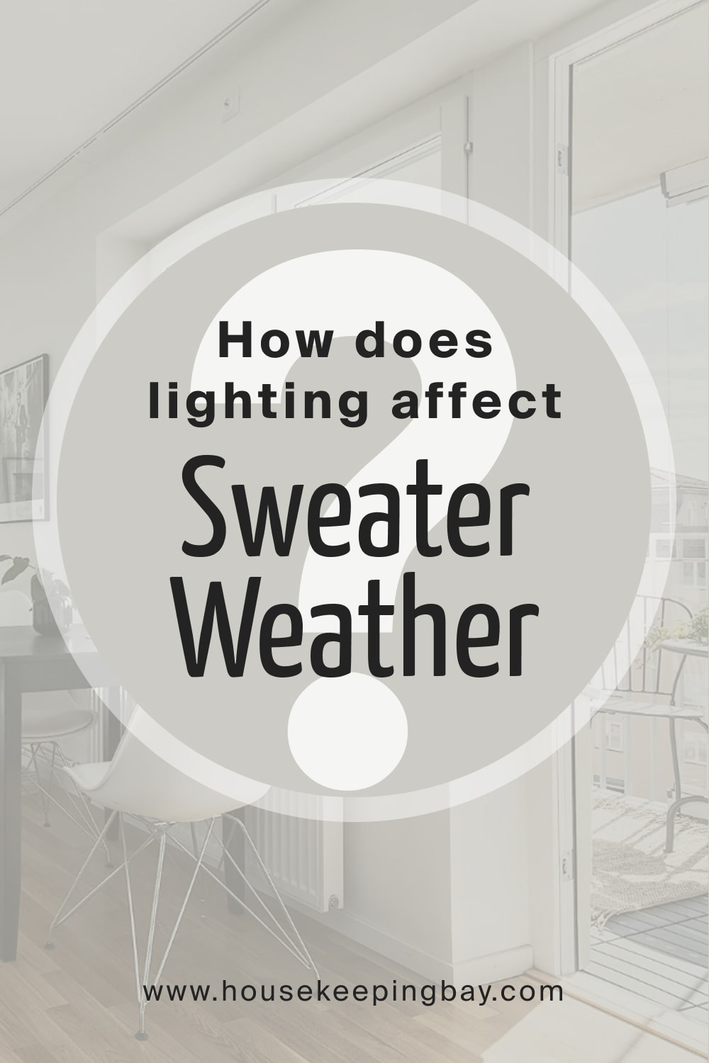How does lighting affect Sweater Weather SW 9548